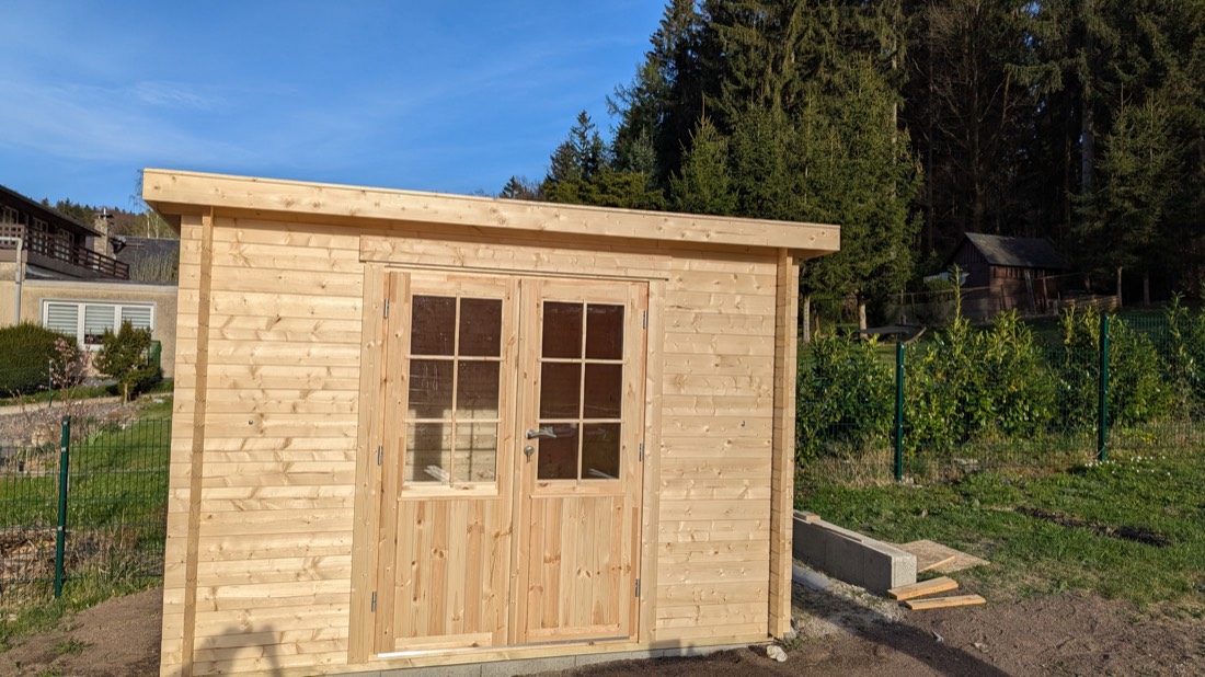 Hochwertiges Gartenhaus bei Chemnitz